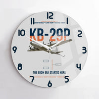 Thumbnail for KB-29P SUPERFORTRESS design on light gray no frame wall clock