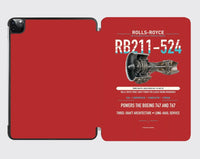 Thumbnail for RB211-524 design on red ipad tablet case