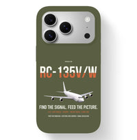 Thumbnail for RC-135V W Rivet Joint design on green army magsafe iphone case, for iPhone 17 Pro
