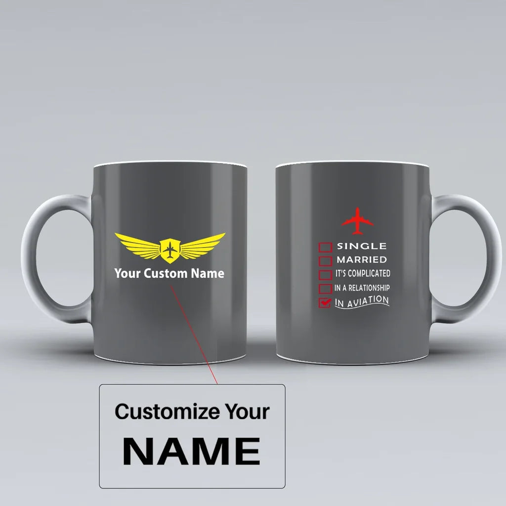 Customisable Aviation Mug - view 7