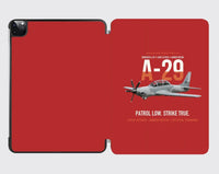 Thumbnail for A-29 Super Tucano Light Attack design on red ipad tablet case