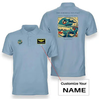 Thumbnail for VINTAGE G4439 - The Porthole Pen Pals - Double-Side Polo T-Shirt design on lightblue+name