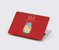 Thumbnail for Luleå Airport (LLA) design on red MacBook case