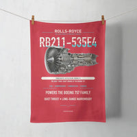 Thumbnail for RB211-535E4 design on red towel