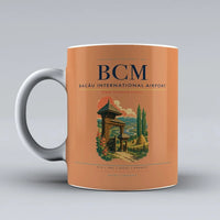 Thumbnail for Bacău International Airport (BCM) airport code design on orange ceramic mug