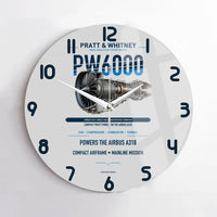 Thumbnail for PW6000 design on light gray no frame wall clock
