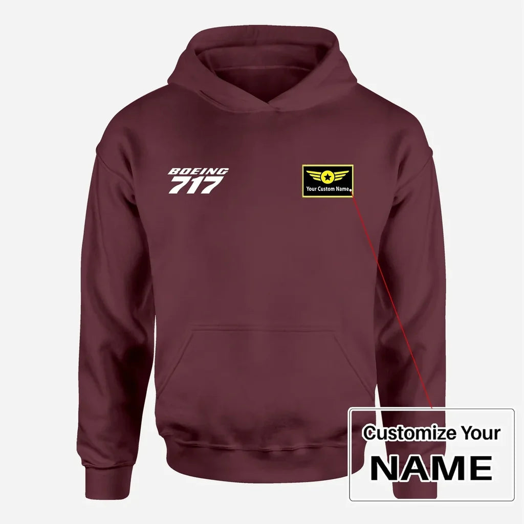 Customisable Boeing 717 Hoodie - view 7