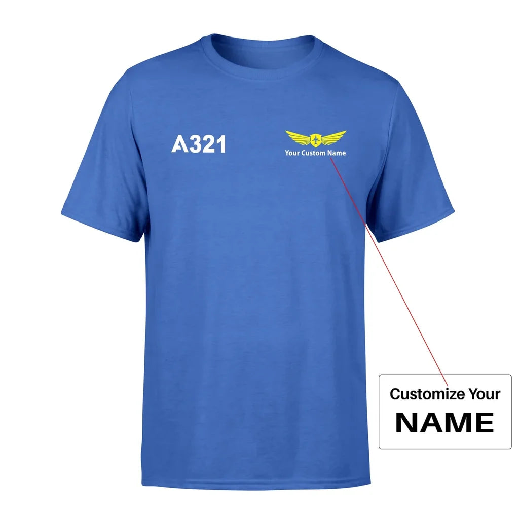 Customisable Airbus A321 T-Shirt - view 7