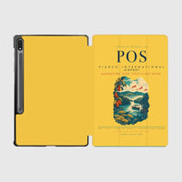 Thumbnail for Piarco International Airport (POS) design on yellow samsung tablet tablet case