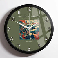 Thumbnail for VINTAGE G4120 - The Autumn Shuttle - Designed Wall Clocks design on greenarmy framed