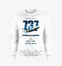 Thumbnail for Boeing 737-700 NG design on white sweatshirt
