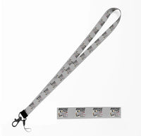 Thumbnail for Boeing 747 & PW4000-94 Engine lanyard - light gray