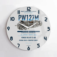 Thumbnail for PW127M design on light gray no frame wall clock