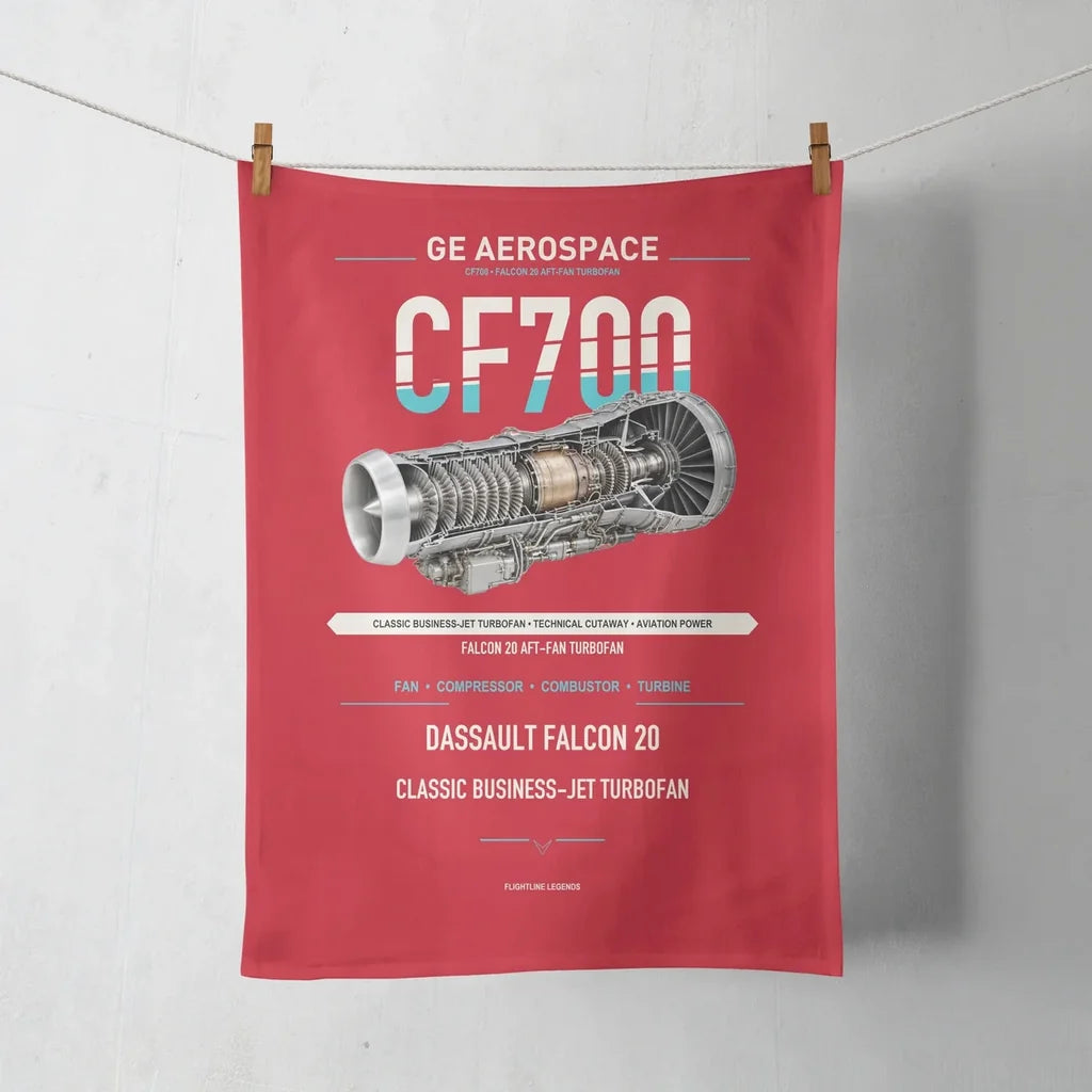 CF700 design on red towel