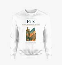 Thumbnail for Metz–Nancy–Lorraine Airport (ETZ) design on white sweatshirt
