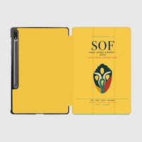 Thumbnail for Vasil Levski Airport – Sofia (SOF) design on yellow samsung tablet tablet case