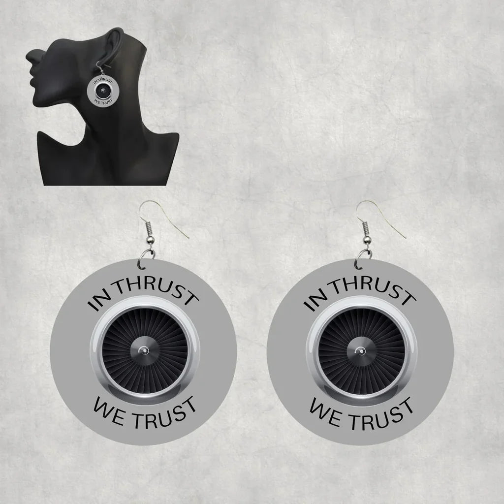 Thrust We Trust Earrings - view 7