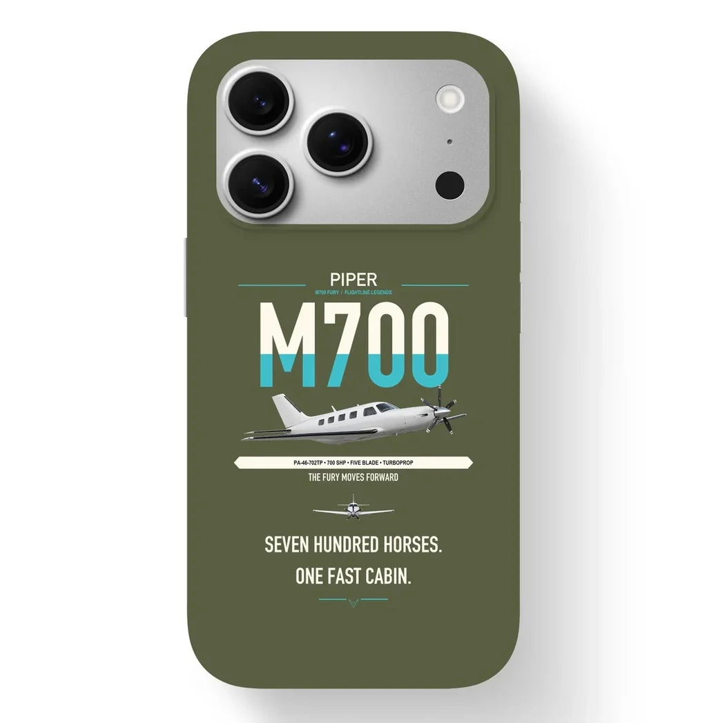 Piper M700 Fury design on green army magsafe iphone case, for iPhone 17 Pro