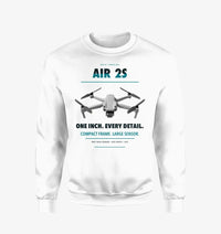 Thumbnail for DJI Air 2S design on white sweatshirt