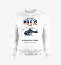 Thumbnail for MD Helicopters MD 902 Explorer design on white sweatshirt