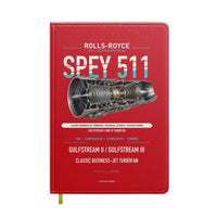 Thumbnail for SPEY 511 design on red notebook