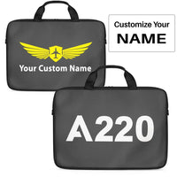 Thumbnail for Customisable Airbus A220 Tablet Bag - view 7