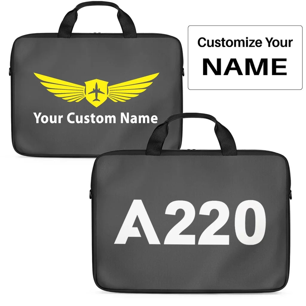 Customisable Airbus A220 Tablet Bag - view 7