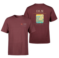 Thumbnail for Dalaman Airport (DLM) design printed on dark red double-side t-shirt