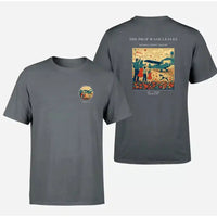 Thumbnail for VINTAGE G4450 - The Prop Wash Leaves - Double-Side T-Shirt design on gray double side t shirt