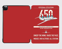 Thumbnail for Cessna Citation 650 - Citation III design on red ipad tablet case