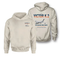 Thumbnail for Handley Page Victor K.2 design on khaki double-side hoodie, double-side print