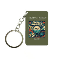 Thumbnail for VINTAGE G4115 - The Mach Meter - Designed Key Chain design on greenarmy
