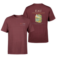 Thumbnail for Chippewa Valley Regional Airport (EAU) design printed on dark red double-side t-shirt