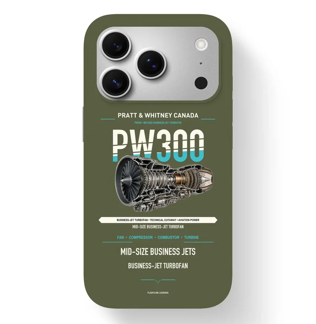 PW300 Case design on green army iphone case
