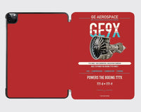 Thumbnail for GE9X design on red ipad tablet case