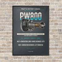 Thumbnail for PW800 vertical canvas print - framed - gray background