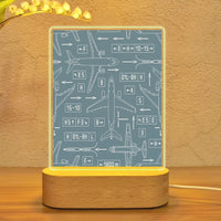 Thumbnail for Jet Planes & Airport Signs Night Lamp