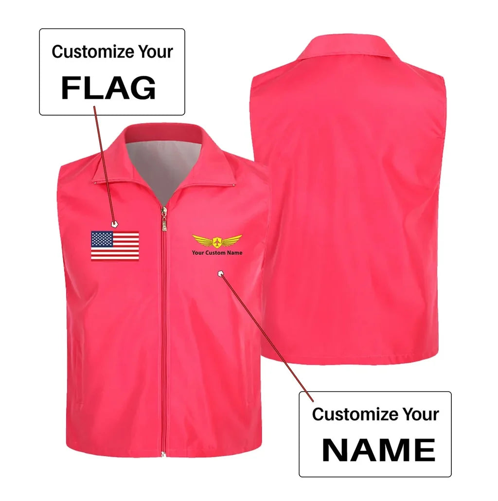 Customisable Flag & Name Vest - view 7