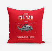 Thumbnail for Sikorsky CH-148 Cyclone design on red pillow