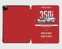 Thumbnail for Beechcraft King Air 350i design on red ipad tablet case