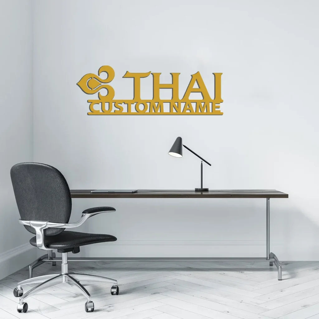Customisable Thai Airways Metal Sign - view 7