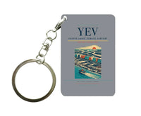 Thumbnail for Inuvik (Mike Zubko) Airport (YEV) design on gray key chain