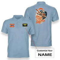 Thumbnail for SIGNAL 649 - Speed Stops For The Shutter - Double-Side Polo design on light blue double side polo with custom name badge