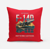 Thumbnail for F-14D Tomcat design on red pillow