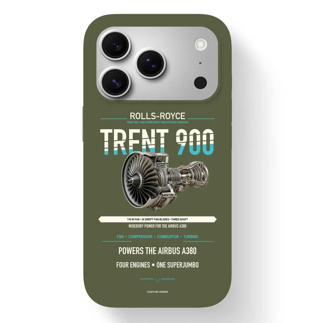 TRENT 900 Case design on green army iphone case
