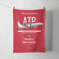Thumbnail for British Aerospace ATP design on red towel