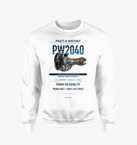 Thumbnail for PW2040 design on white sweatshirt