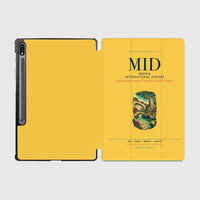 Thumbnail for Merida International Airport (MID) design on yellow samsung tablet tablet case