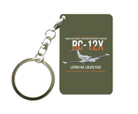 Thumbnail for RC-12X GUARDRAIL Key Chain design on green army key chain