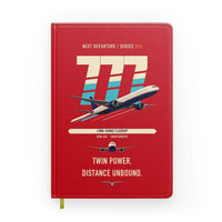 Thumbnail for Boeing 777-300ER design on red notebook